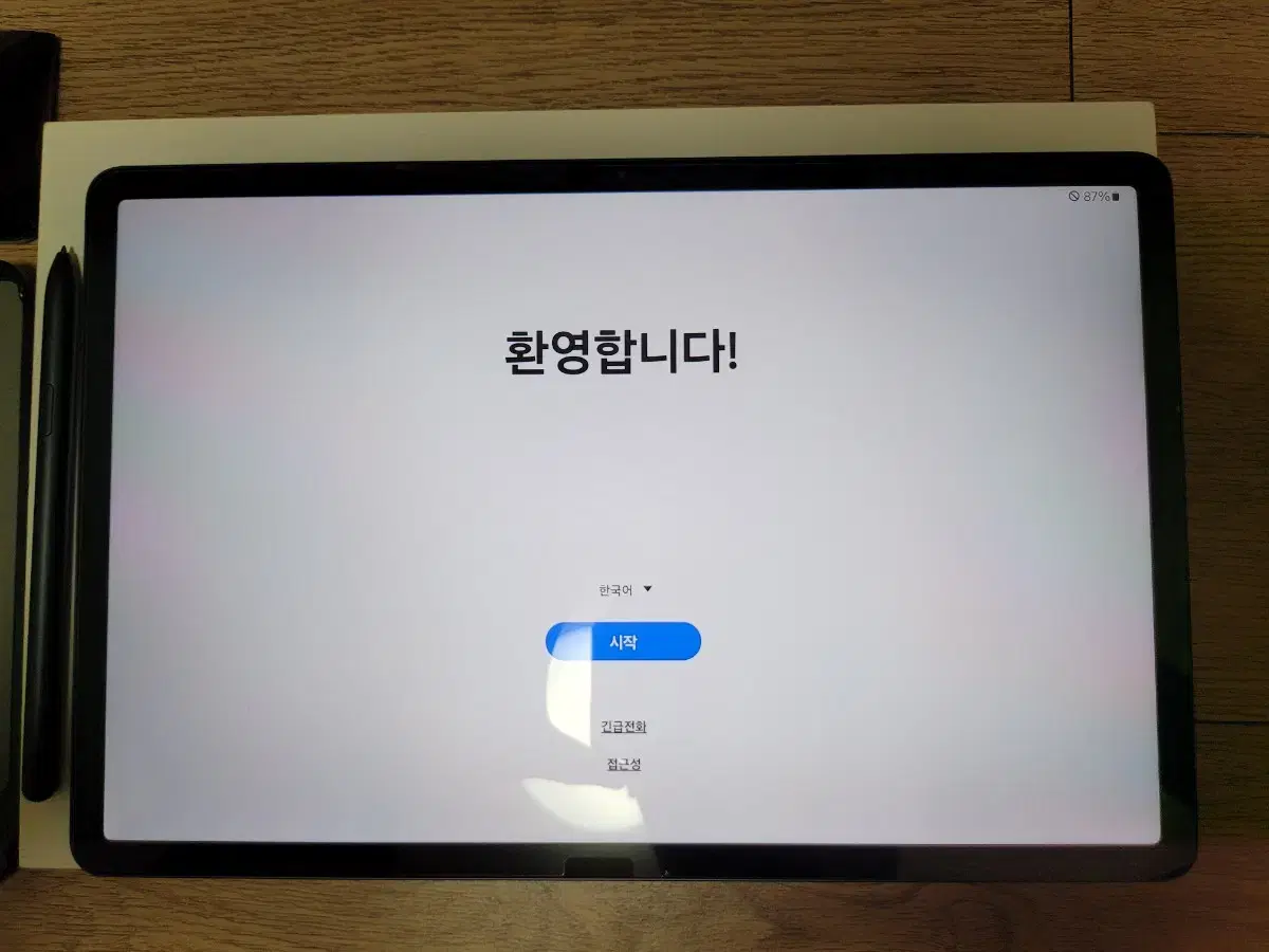 갤럭시탭s7FE 128GB LTE 정품북케이스 풀박 판매